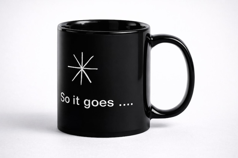 Kurt Vonnegut So It Goes Mug — Accessories by The Perfect Goods
