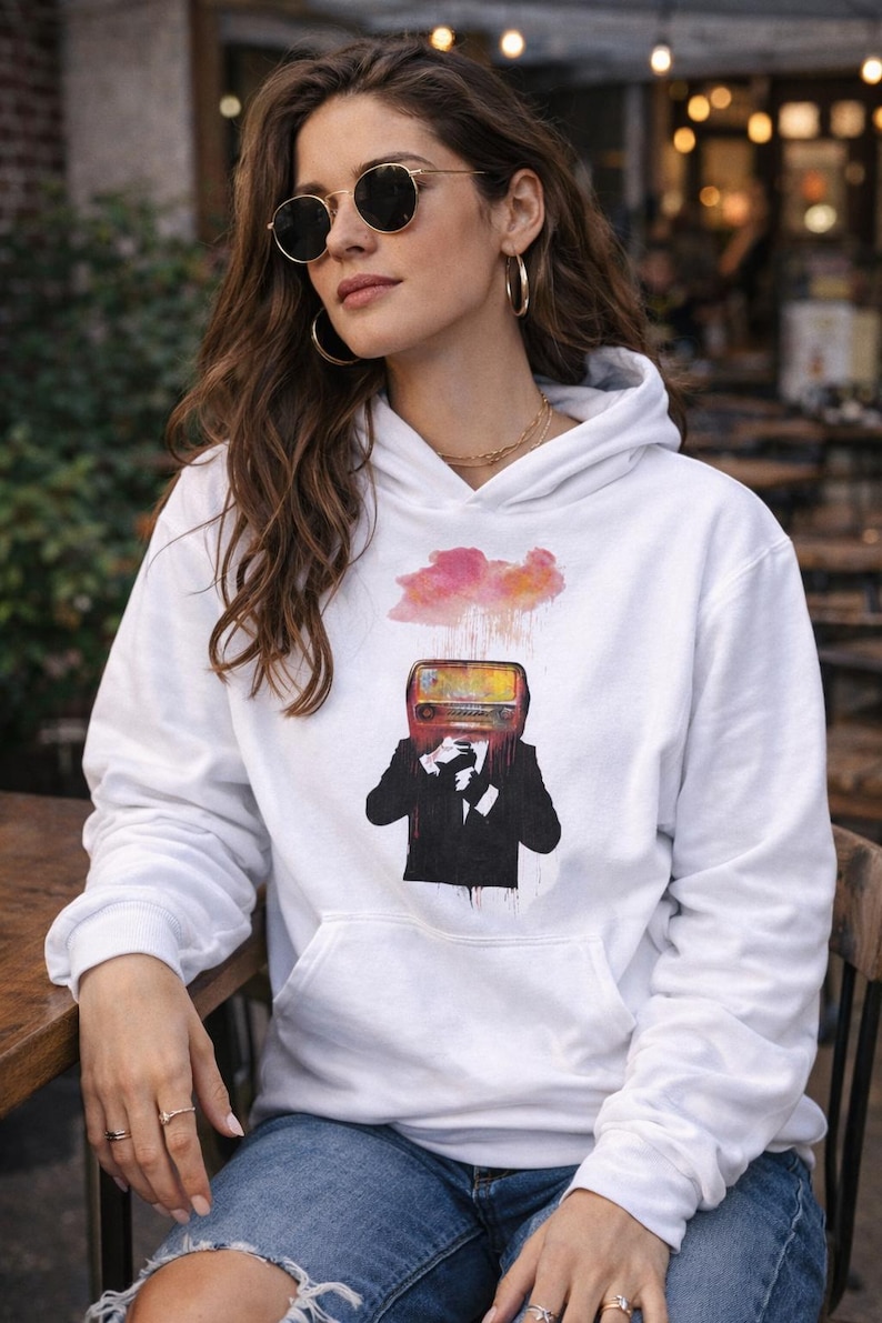 Thom Yorke Hoodie パーカー Radiohead Hoodie — Thom Yorke Inspired Unisex Pullover — $42.00