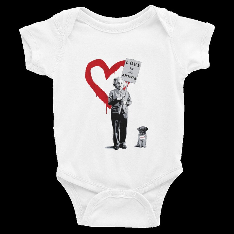 Mr Brainwash Einstein Onesie — Baby by The Perfect Goods