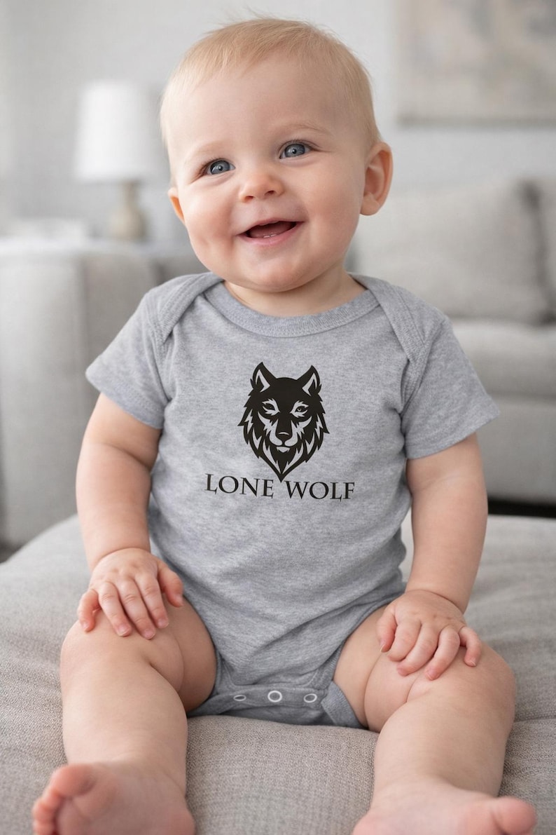 Lone Wolf Onesie — Baby by The Perfect Goods